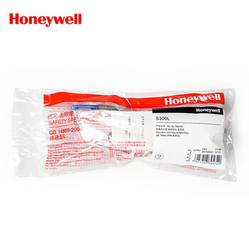 霍尼韦尔（Honeywell）300310S300L超轻款防护眼镜防刮擦防雾 灰蓝镜框透明镜片定做2副