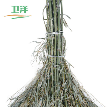 卫洋 W00354 大扫把 马路扫帚 中号2.6斤款 一体式手工扫把 清洁扫把物业工厂 环卫工扫地面植物笤帚 五把装