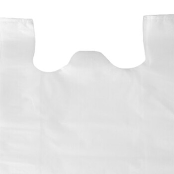 飞尔（FLYER）白色塑料袋 拎手13cm【30cm×50cm】100个起订 可定制