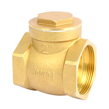 匡建仪表（CONJANT）卧式黄铜止回阀 内螺纹加厚单向阀 逆止阀水泵阀水管水表阀 DN50 