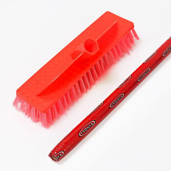领象 长柄硬毛刷子浴室卫浴清洁刷 卫生间厕所地刷 地板刷 厨房刷地墙刷地面清洁刷