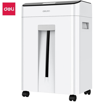 得力(deli)5级保密办公商用碎纸机 单次6张 16L 持续10分钟 可碎卡  9954