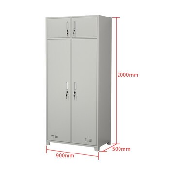 京度双人更衣柜学校单位宿舍加厚更衣柜钢制铁皮双门物品储物柜可定制