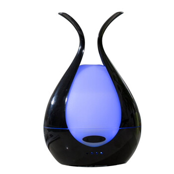 益美得 LSL8555 商务酒店净化空气加湿器居家办公室精油夜灯香薰机补水仪雾化器 【深木纹暖灯款】