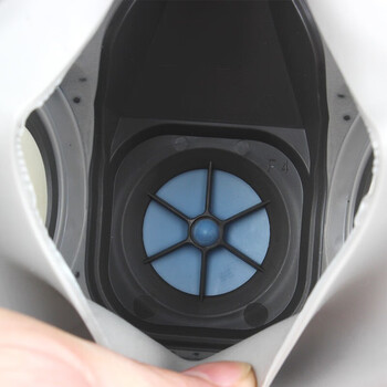3M  6200防毒面具 双滤毒罐半面罩呼吸器 中号 1个/包