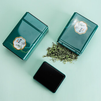 茗山生态茶茶叶 新茶 碧螺春茶明前绿茶 茶叶礼盒4罐装共500g