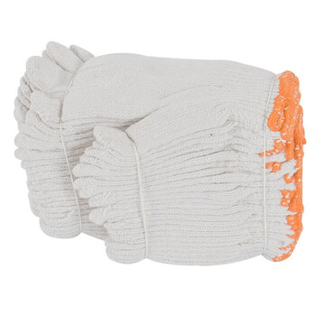 安美尚（ams) 600g线手套 细纱针织劳保手套耐磨工作手套 12双/打