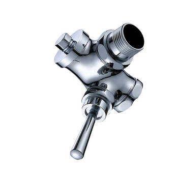 星期十 手扳小阀体-6分DN20 铜入墙式角式冲洗阀蹲便器冲洗阀 入墙式厕所冲洗阀定制