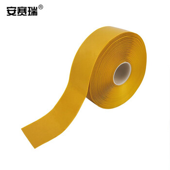 安赛瑞 重载型划线胶带 5S管理耐压耐磨安全标线 标记保护带黄10cm*30m 15101