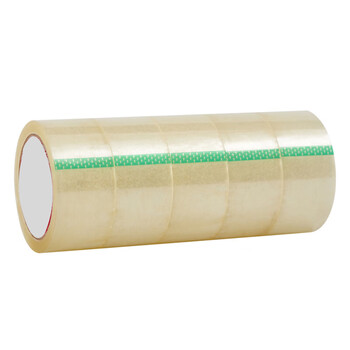 飞尔（FLYER）高品质透明胶带 封箱胶带 打包胶带【宽4.5cm×长40y×50U】6卷起订