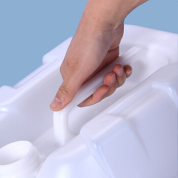 京酷KINKOCCL塑料桶方桶储水桶液体桶堆码桶加厚带盖JKST-B10 半透明 10L