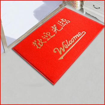 庄太太【灰色无字压边120*150cm】进门脚垫防滑地垫ZTT-9614