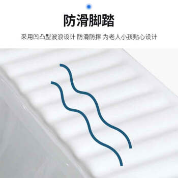 星期十 B款无S前排水+ABS水箱陶瓷蹲便器冲水箱套装大便器防臭蹲坑便池定制