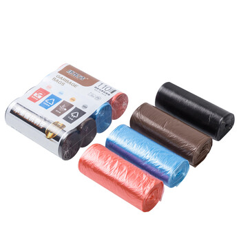 康乐洁 K-114 四色分类垃圾袋厨房办公室加厚一次性塑料袋  45*55cm 110只