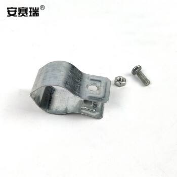 安赛瑞 镀锌接地卡（100个装）接线卡子金属通用管卡箍跨接水管管夹 DN50 430456