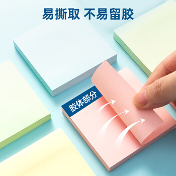 晨光（M&G）文具便利贴400张4色 便签纸便签贴纸n次贴 学生记事贴粘性强本子 办公用品 YD-919