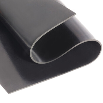 隆泰炜业 LONG TAI 普通耐酸碱橡胶板 黑色 宽1米 50kg/包 6mm 企业定制