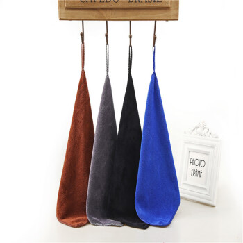 益美得FW1299 加厚吸水毛巾纤维毛巾清洁方巾抹布 30*30CM颜色随机单条