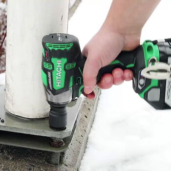 高壹工机 HiKOKI WR18DBDL2 18V充电式锂电无刷冲击扳手架子工风炮锂电冲击扳手5.0两电一高速闪