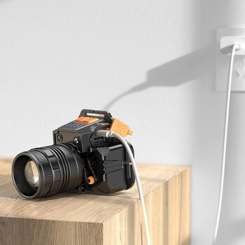 神火 HL58 强光头灯高亮头灯头戴远射调焦可充电式头灯 A定做 1套