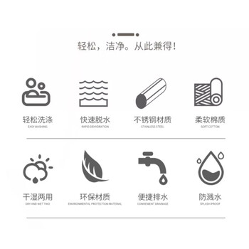 亿丽佳 滚轮式海绵拖把 吸水胶棉拖布 免手洗挤水式墩布 大号双排伸缩杆38cm 10件/组