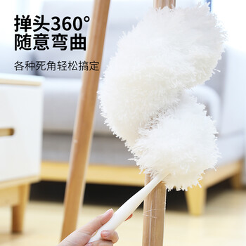 好媳妇 静电除尘掸家用鸡毛掸子360度可伸缩水洗汽车掸子扫灰神器