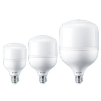PHILIPS飞利浦中低天棚灯大功率LED灯泡球泡E40 80W冷光6500K