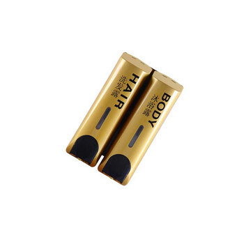 星期十 13x7.5x21.5cm金色皂液器卫浴室双头壁挂式洗发沐浴皂液机定制