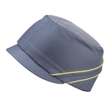 代尔塔102130安全帽 透气舒适防撞帽檐长度3cm 灰色 1个