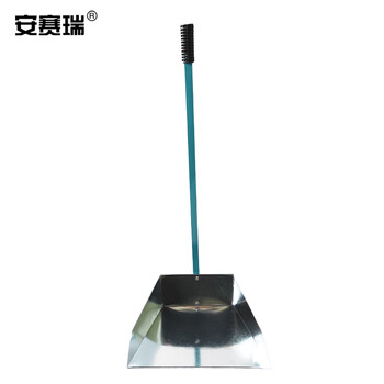 安赛瑞 商用白铁皮簸箕 幼儿园学校打扫卫生簸箕 工厂单位专用簸箕 铁皮垃圾铲（10把装） 12878