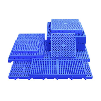 京度网格货架塑料川字托盘塑料栈板防潮板垫仓板地垫板400*400*50