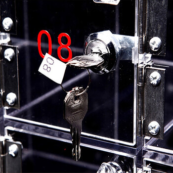 京顿JINHDUN 透明亚克力手机存放箱手机柜火种存放箱保管柜收纳盒 40门存放柜