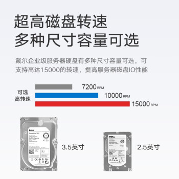 戴尔（DELL）服务器工作站主机原厂盒装企业级NAS存储硬盘 8TB SAS 7.2K 3.5英寸 全新盒装