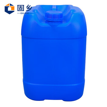 固乡塑料桶 20升水桶 15L方形酒桶 30公斤化工桶5升堆码桶10kg废液桶 【蓝色25L】