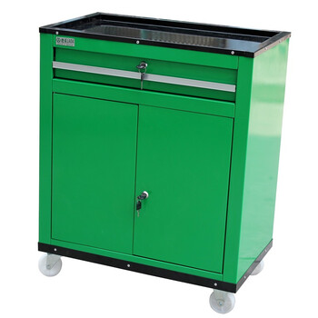 老A LAOA LA111815喷塑绿色单抽双开门工具推车790*380*650mm
