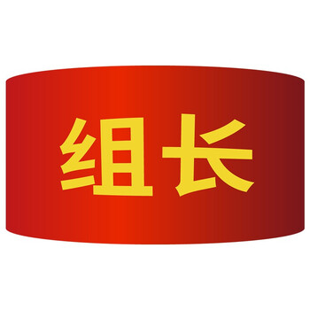 冰禹 红袖章袖标 志愿者安全员巡逻监督管理袖标 配别针 联系客服定制 BYyq-131