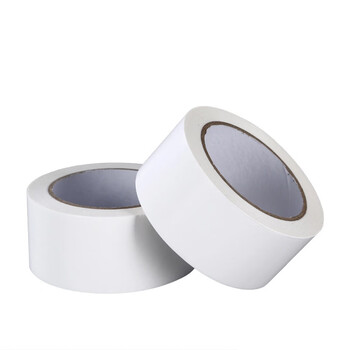 飞尔（FLYER）地板胶带 地面定位贴纸【白胶 66m×0.055mm×50mm】50卷起批