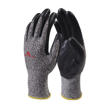 代尔塔（Deltaplus）202043 VECUT43丁腈涂层4级防切割手套耐油防滑机械维护玻璃加工定做 8码 3副