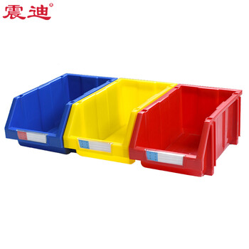 震迪零件盒330*200*140加厚储物盒塑料组合式可定制SD1937蓝色