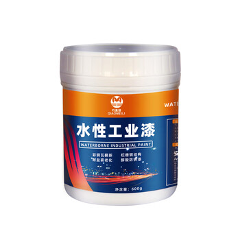 巧美丽 白色水性防锈漆 金属铁艺钢结构钢模板彩钢瓦翻新栏杆改色漆水性工业漆 1kg