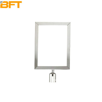 贝傅特 一米线插牌 隔离带伸缩带围栏 银行排队护栏 隔离柱警戒桩安全线 不锈钢竖向A4插排