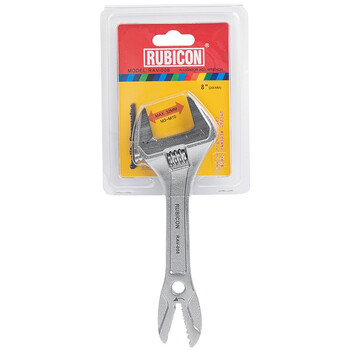 罗宾汉（RUBICON）双头鳄口活动扳手RAV-008多功能型活动大开口扳手 铬钒钢扳手8寸200mm