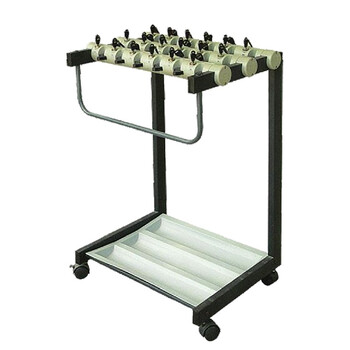 超宝（CHAOBAO）D-004 18头伞架 带锁雨伞架 酒店大堂挂伞架 收纳雨伞架