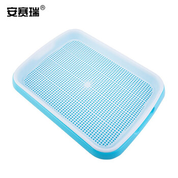 安赛瑞 芽苗菜盘 双层芽苗菜育苗盘小麦水培植盆育苗盆双层多功能芽菜盘 内盘32.3×23.5×3.6cm 蓝色 530518