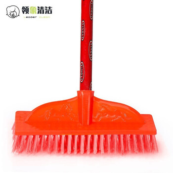领象 长柄硬毛刷子浴室卫浴清洁刷 卫生间厕所地刷 地板刷 厨房刷地墙刷地面清洁刷