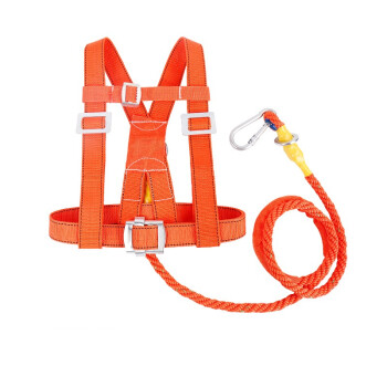 援邦高空作业安全带外机安装户外施工保险带安全绳电工  3米10号钩红色上身腰带