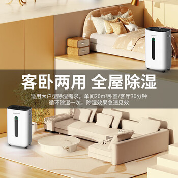 荣事达除湿机/抽湿机 20L/天除湿量 家用室内轻音除湿器 负离子群空气净化RSD-FD5250