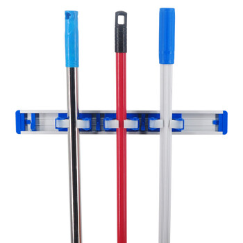 益美得 dm148 铝合金拖把挂架卫生间拖把卡座 四头四钩