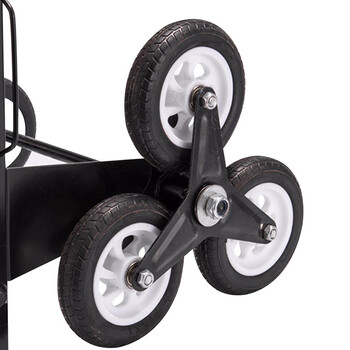 稳斯坦 WST203 手拉车 爬楼梯小手推车 载重王 搬货搬运拖车 上楼爬楼搬运车 （大号六轮）