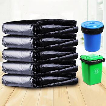 卫洋 物业垃圾袋45*50cm*300只4丝小号加厚黑色